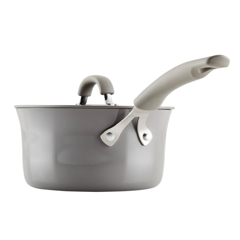 Rachel Ray Cook and Create 11pc Aluminum Non-Stick Cookware Set Gray (LOCAL PICKUP ONLY)