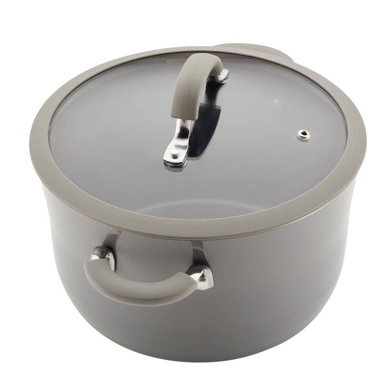 Rachel Ray Cook and Create 11pc Aluminum Non-Stick Cookware Set Gray (LOCAL PICKUP ONLY)