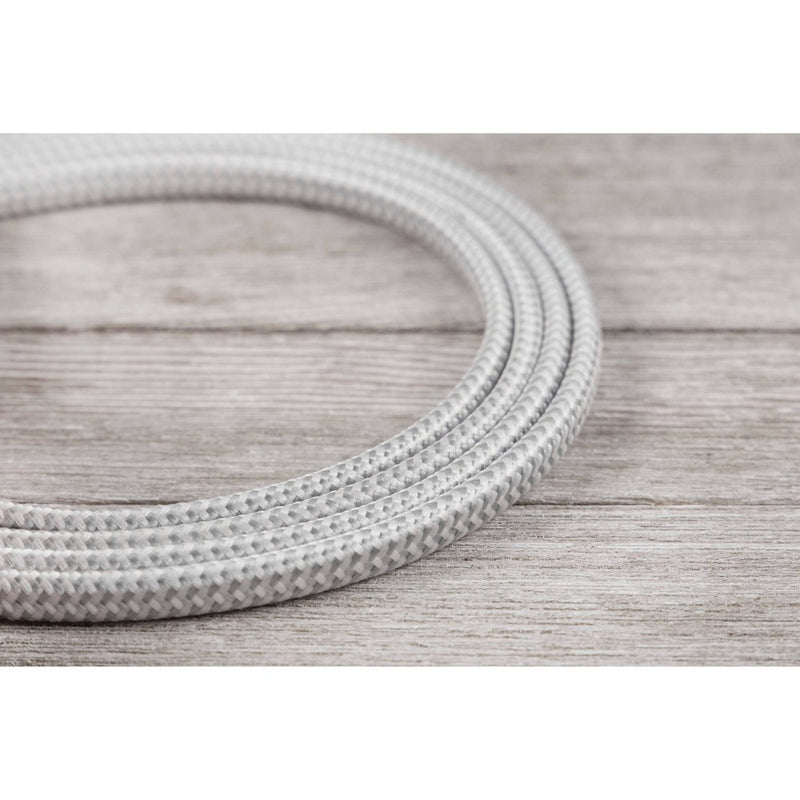 Philips 8' 3 Outlet Indoor Polarized Extension Cord Gray/White