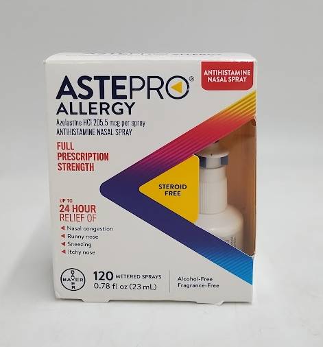 Astepro Allergy Azelastine Hydrochloride Antihistamine Spray - 120 Spray EX03/26
