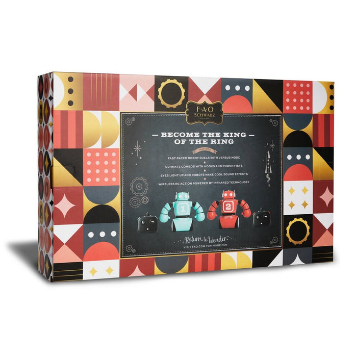 FAO Schwarz Robot Knockout Remote Control Boxing Set