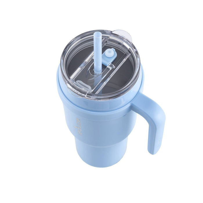 Reduce 40oz Cold1 Vacuum Insulated Stainless Steel Straw Tumbler Mug Glacier