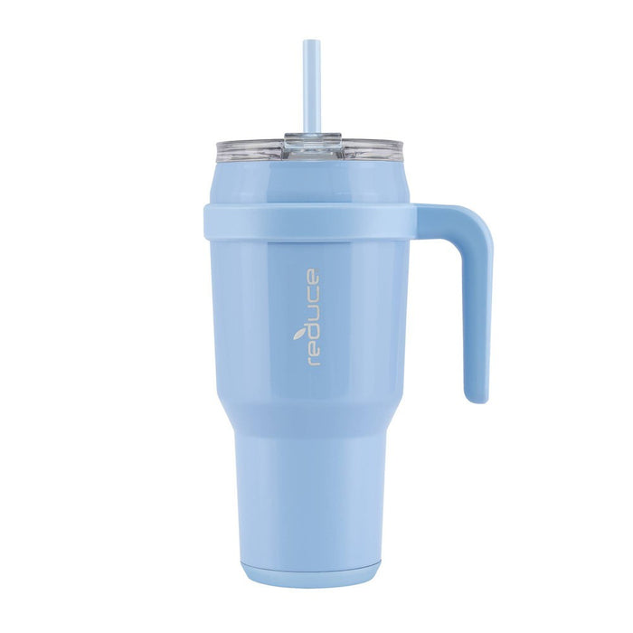 Reduce 40oz Cold1 Vacuum Insulated Stainless Steel Straw Tumbler Mug Glacier