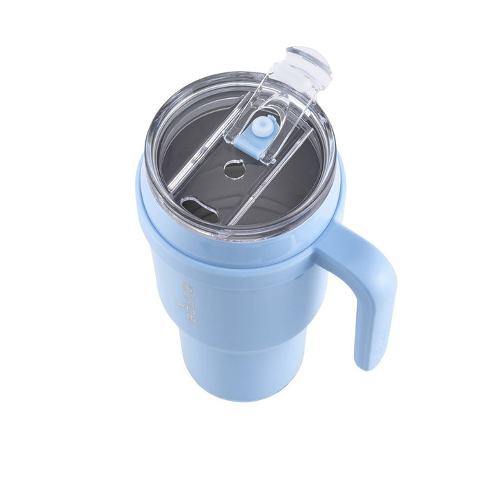 Reduce 40oz Cold1 Vacuum Insulated Stainless Steel Straw Tumbler Mug Glacier