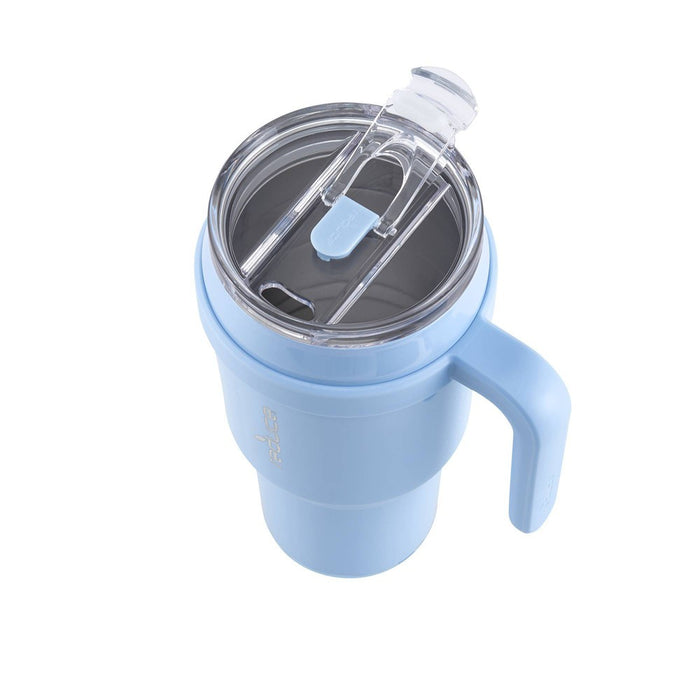 Reduce 40oz Cold1 Vacuum Insulated Stainless Steel Straw Tumbler Mug Glacier