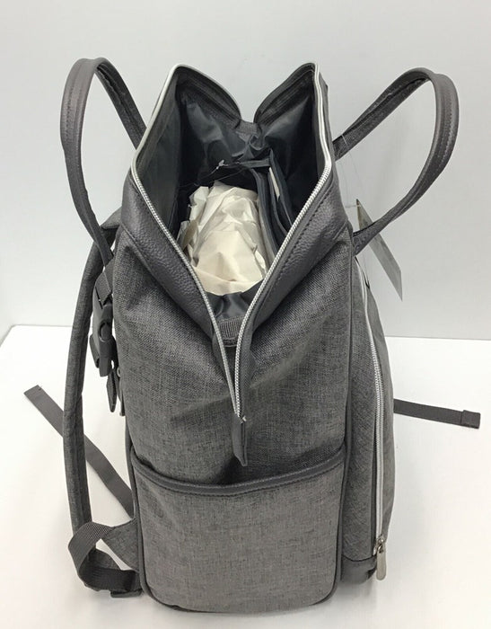 Bananafish Diaper Bag Solid - Light Gray Heather