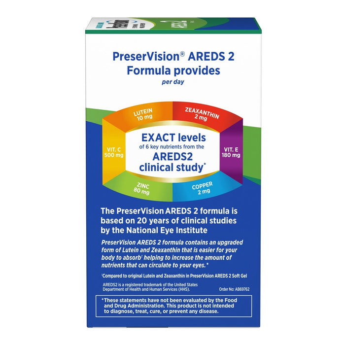 Preservision Areds 2 Eye Vitamin and Mineral Softgels - 120ct