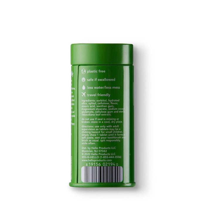 hello Kids' Watermelon Fluoride-Free Toothpaste Tablets - 3.04oz/60ct