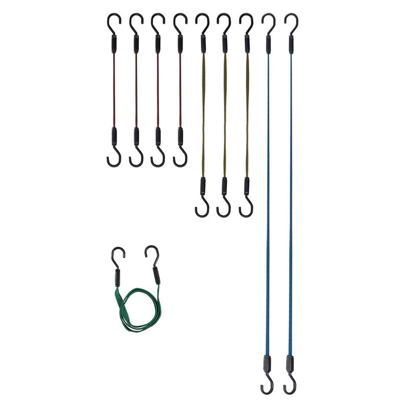Cling 10Pc Fat Strap Bungee