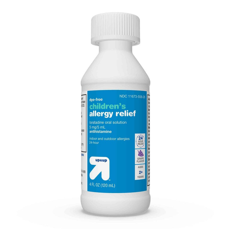 Children's Loratadine Allergy Relief Liquid - Grape - 4 fl oz - up & up™