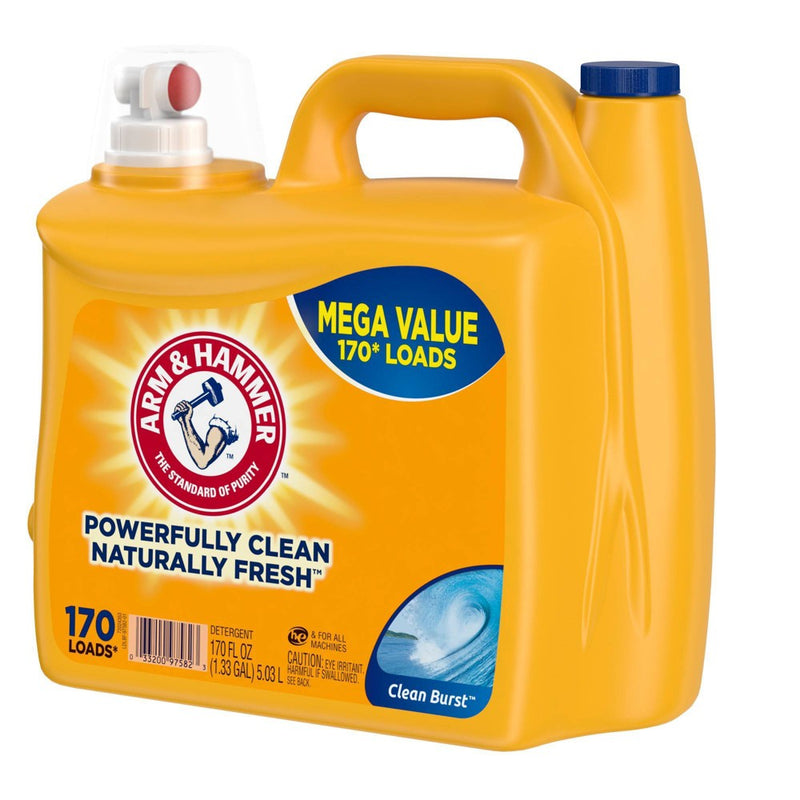 Arm & Hammer Clean Burst Liquid Laundry Detergent - 229.5 fl oz (LOCAL PICKUP ONLY)