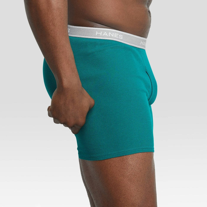 Hanes Men's 5pk Boxer Briefs - Colors May Vary L