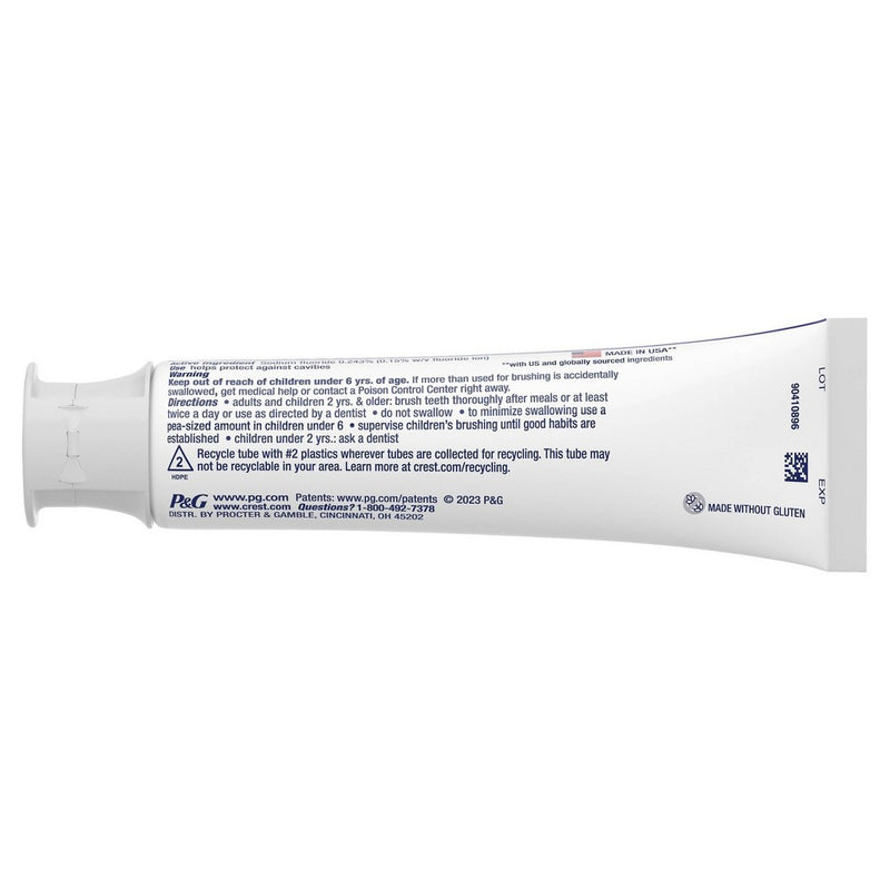 Crest 3D White Stain Eraser Teeth Whitening Toothpaste - Icy Clean Mint - 4.4oz