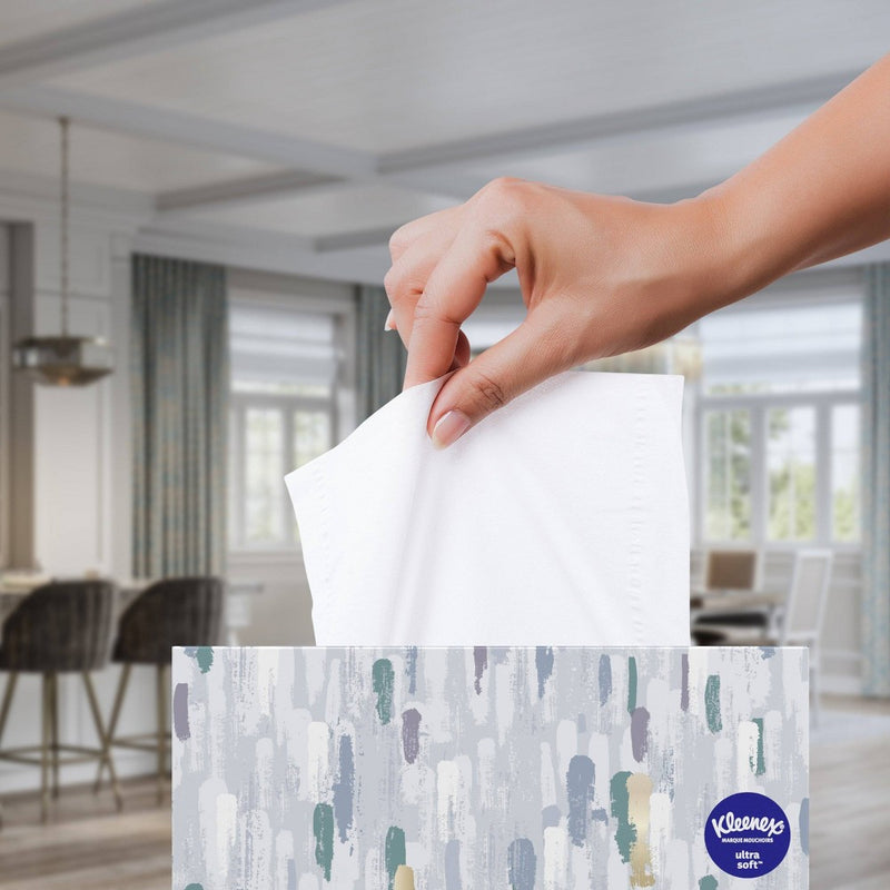 Kleenex Ultra Soft 3-Ply Facial Tissue - 120ct