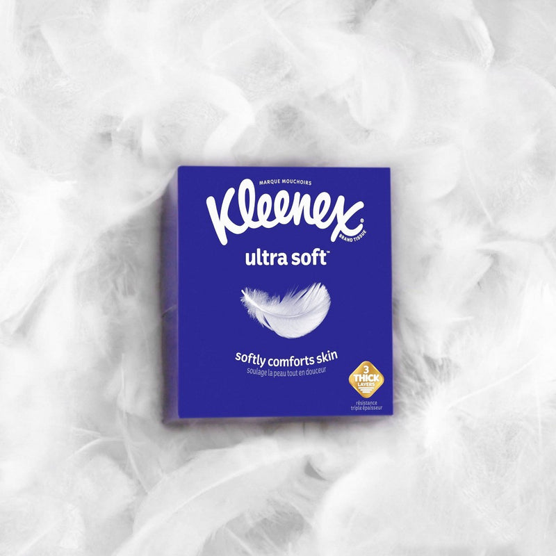 Kleenex Ultra Soft 3-Ply Facial Tissue - 120ct