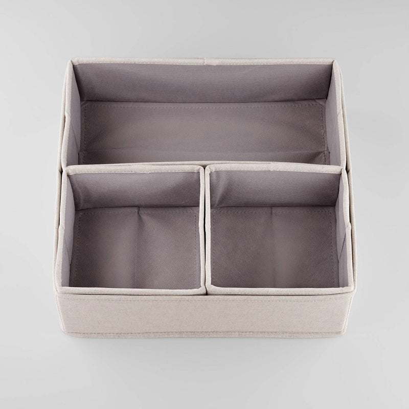 Set of 4 Collapsible Fabric Drawer Organizers - Brightroom™