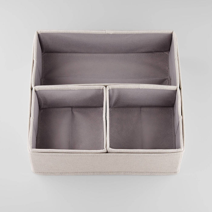 Set of 4 Collapsible Fabric Drawer Organizers - Brightroom™