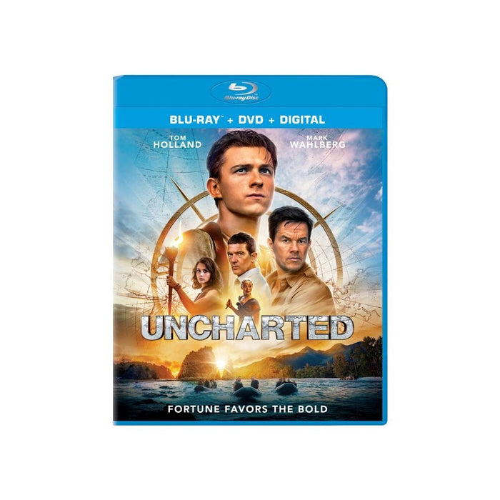 Uncharted (Blu-ray + DVD +Digital)*BRAND NEW & SEALED* *ADD 3 TO YOUR CART & 1 IS FREE!*