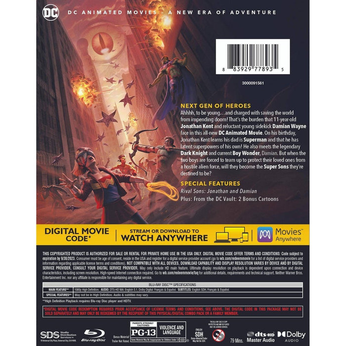 Batman & Superman: Battle of the Super Sons (Blu-ray)(2022) *ADD 3 TO YOUR CART & 1 IS FREE!*