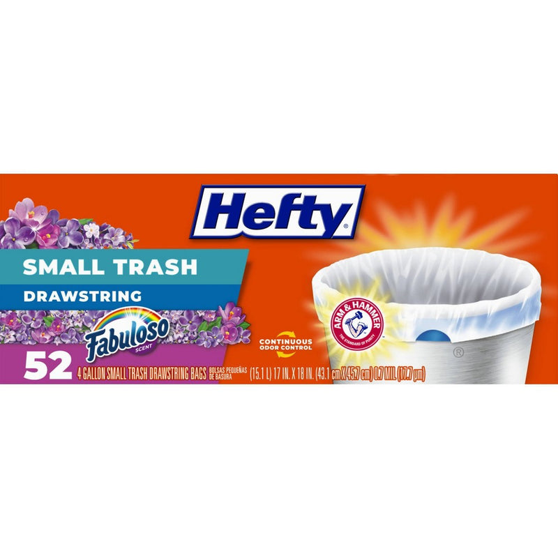 Hefty Fabuloso Trash Bag - Small - 52ct
