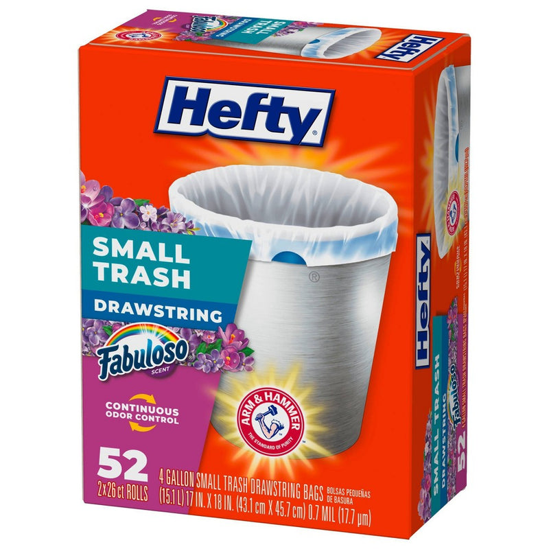 Hefty Fabuloso Trash Bag - Small - 52ct