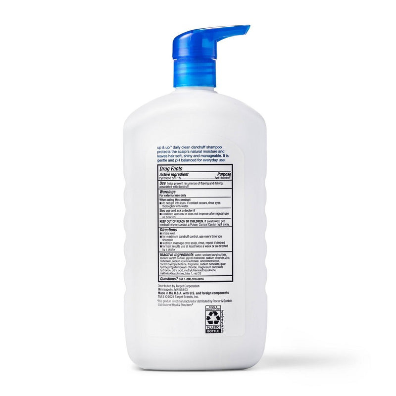 Daily Clean Dandruff Shampoo - 33.9 fl oz - up & up™