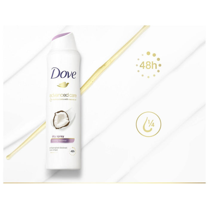 Dove Beauty Caring Coconut 48-Hour Antiperspirant & Deodorant Dry Spray - 3.8oz