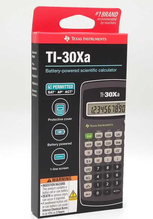 Texas Instruments TI-30Xa Scientific Calculator MAY COME IN DIFFERENT PACKAGING