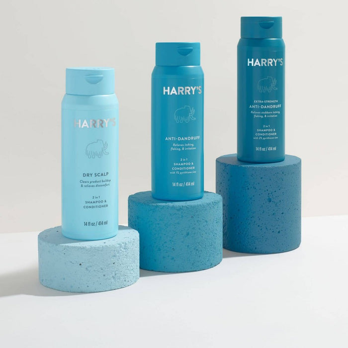 Harry's Men's Dry Scalp 2-in-1 Shampoo and Conditioner with Aloe – 14 fl oz