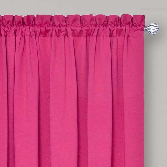 2pc 26"x84" Tricia Room Darkening Window Curtain Pink - Eclipse My Scene