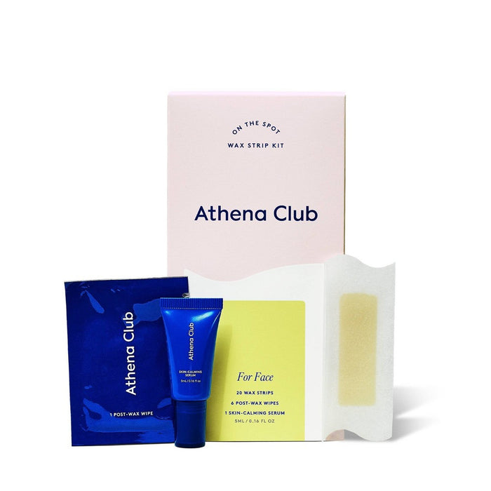 Athena Club Face Wax Strips Wipes & Serum - 27pk