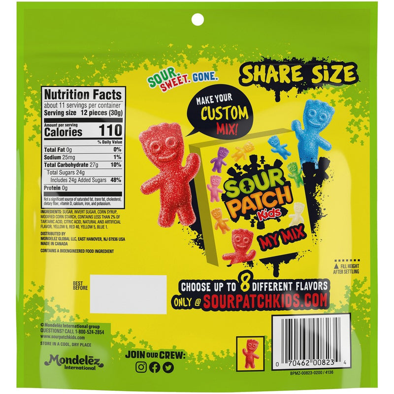 Sour Patch Kids Soft & Chewy Candy - 12oz