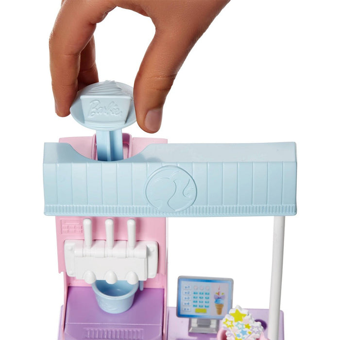 Barbie Ice Cream Shop Playset - Brown Hair