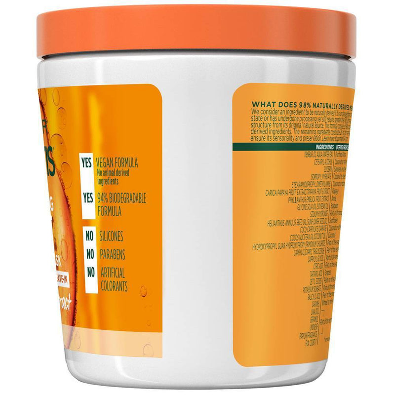 Garnier Fructis Damage Repairing Treat 1 Minute Hair Mask + Papaya Extract - 13.5 fl oz