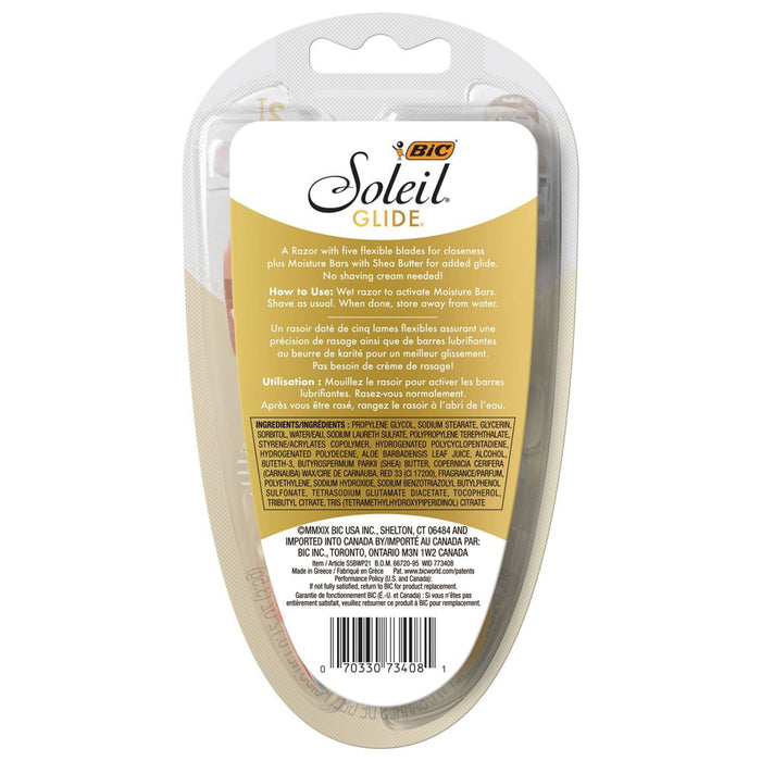 BiC Soleil Glide 5-Blade Women's Disposable Razors - 2ct