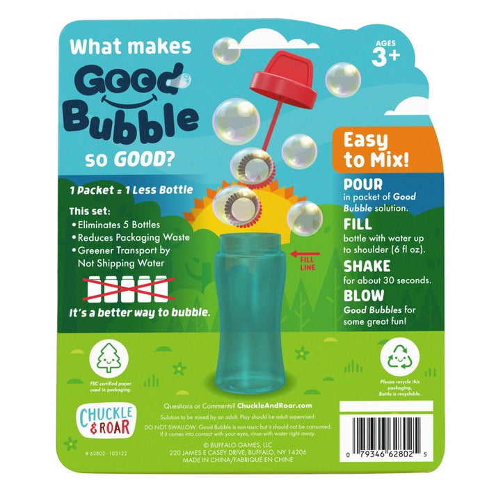 Chuckle & Roar Good Bubble with 6 Bubble Refills