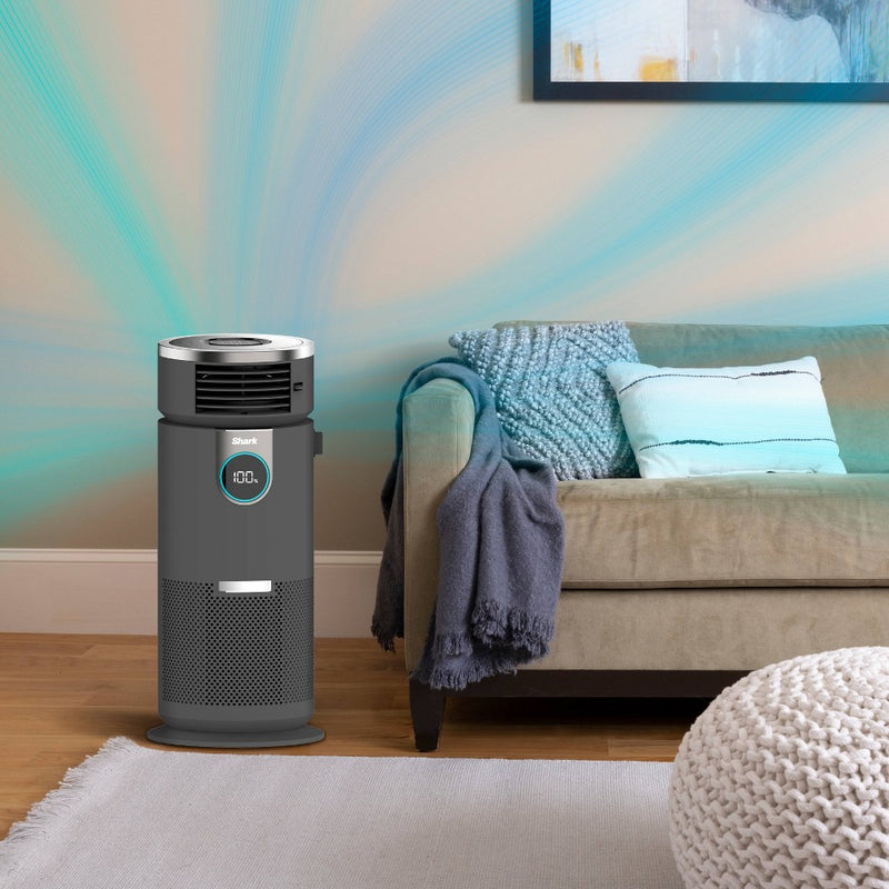 Shark 3-in-1 Air Purifier, Heater and Fan with NanoSeal HEPA, Cleansense IQ, Odor Lock, for 500 Sq. Ft, Gray, HC452 (LOCAL PICKUP ONLY)