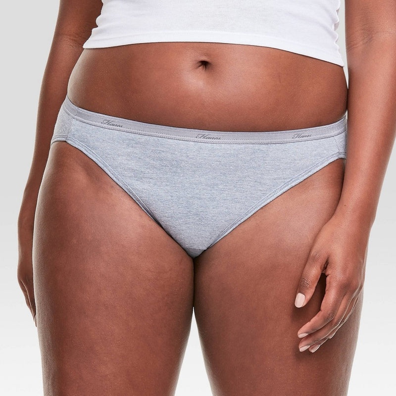 Hanes Women's Bikini Underwear Briefs PP42CA 6pk - Colors and Pattern May Vary 6