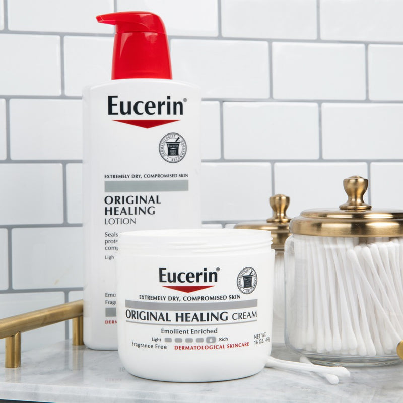 Eucerin Original Healing Cream Fragrance Free Body Cream for Dry Skin - 16oz