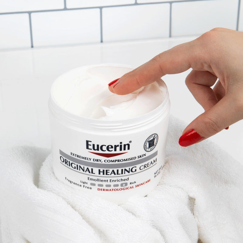 Eucerin Original Healing Cream Fragrance Free Body Cream for Dry Skin - 16oz