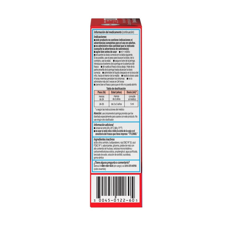 Infants' Tylenol Pain Relief Liquid - Acetaminophen - Grape - 2 fl oz