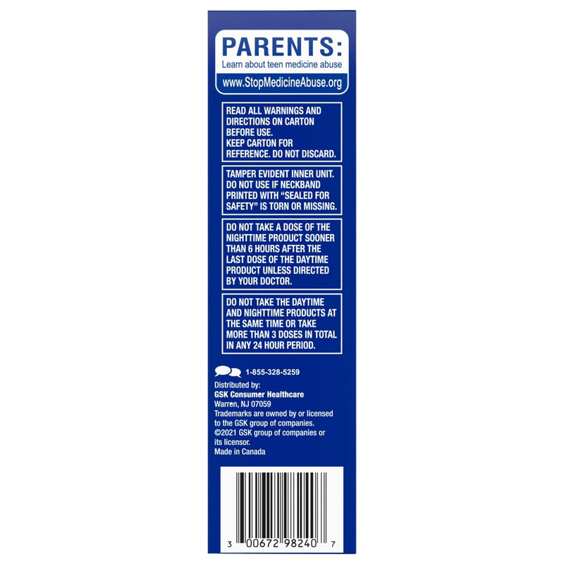 Theraflu Multi-Symptom Flu Relief Max Strength Day & Night Liquid - Honey Elderberry - 16.6 fl oz
