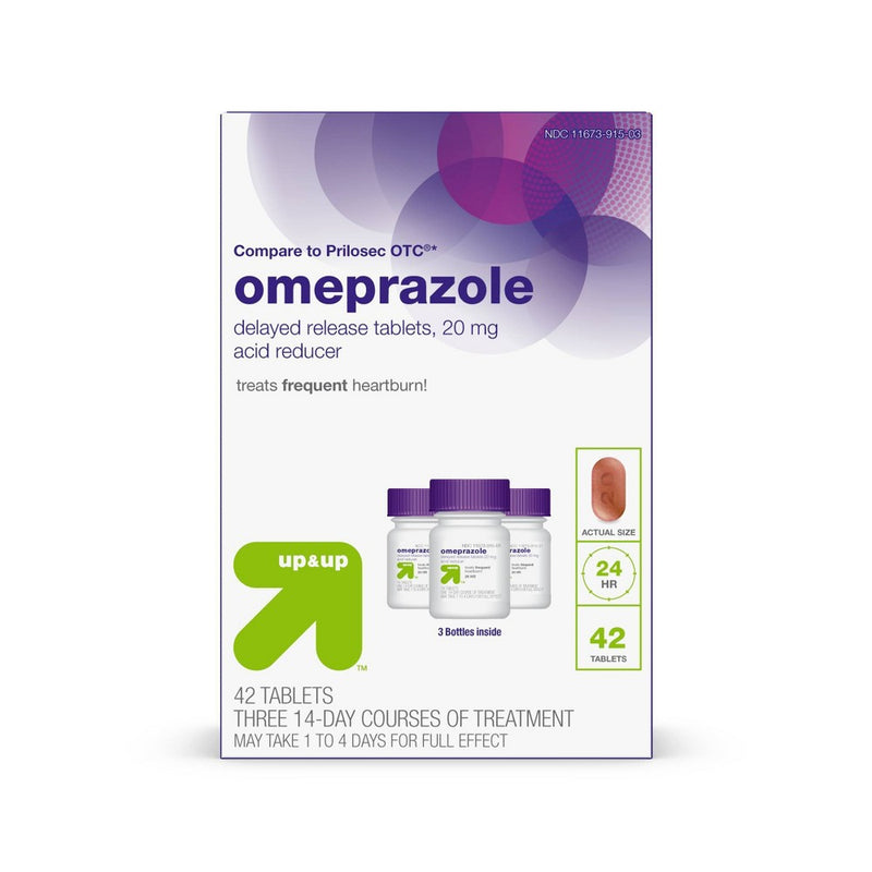 Omeprazole 20mg Acid Reducer Delayed Release Tablets 42ct - up & up™