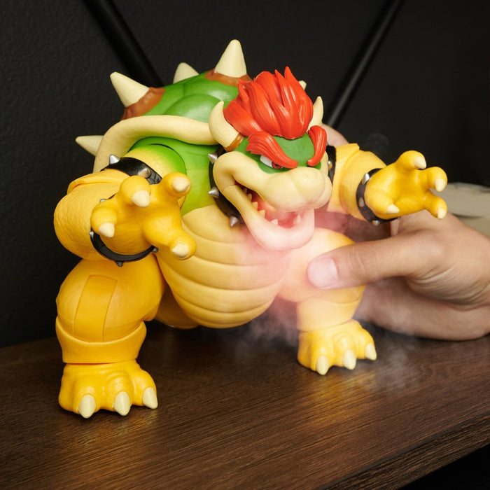 Nintendo The Super Mario Bros. Movie Bowser Figure with Fire Breathing Effect