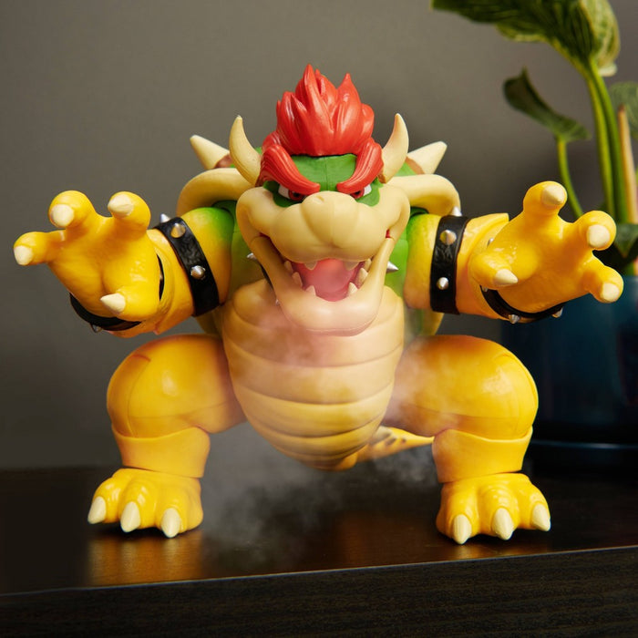 Nintendo The Super Mario Bros. Movie Bowser Figure with Fire Breathing Effect