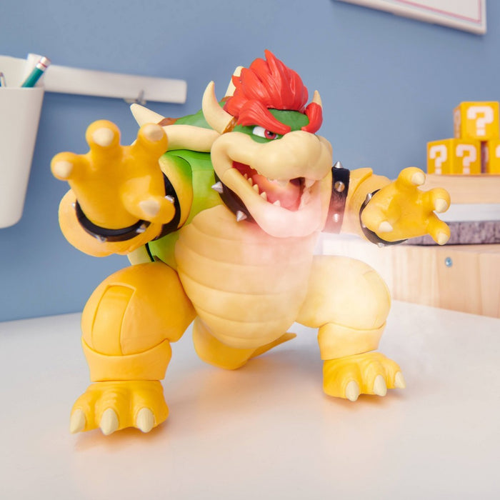 Nintendo The Super Mario Bros. Movie Bowser Figure with Fire Breathing Effect