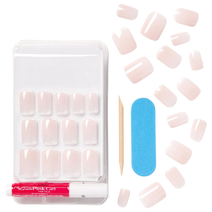 KISS Bare But Better TruNude Fake Nails - Nudies - 28ct