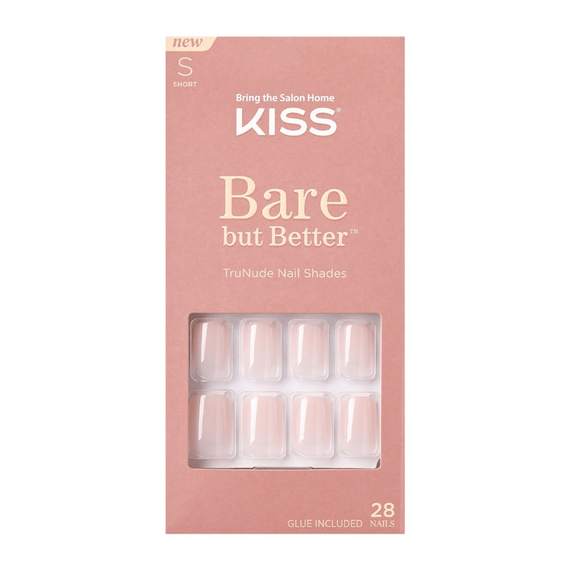 KISS Bare But Better TruNude Fake Nails - Nudies - 28ct