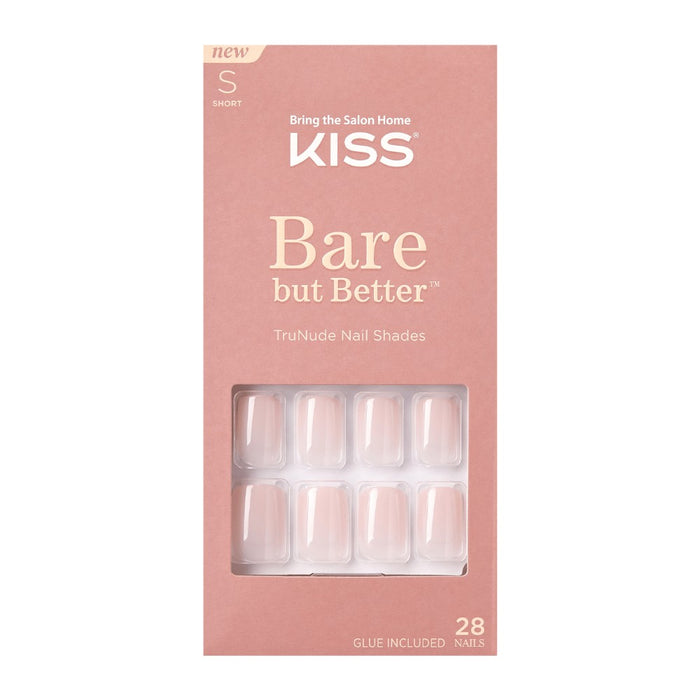 KISS Bare But Better TruNude Fake Nails - Nudies - 28ct