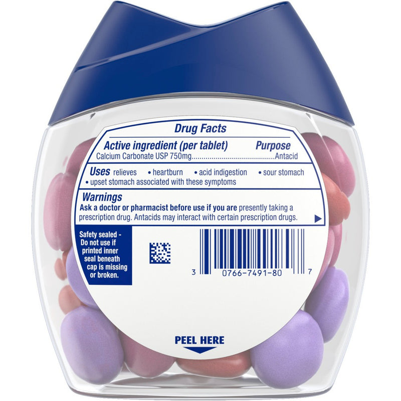 Tums Chewy Bites Extra Strength Antacid Assorted Berry 32ct